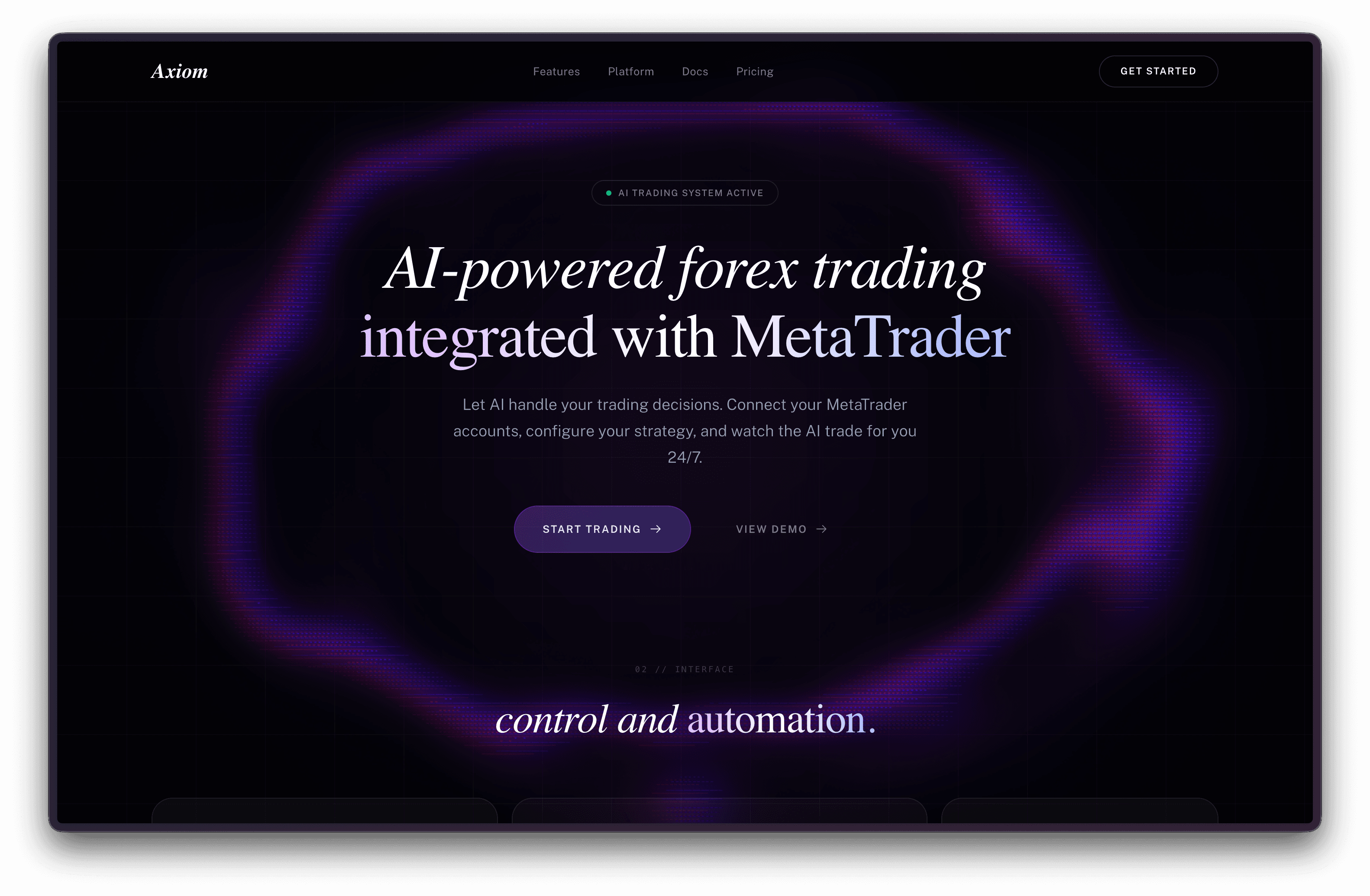 Axiom AI Trader