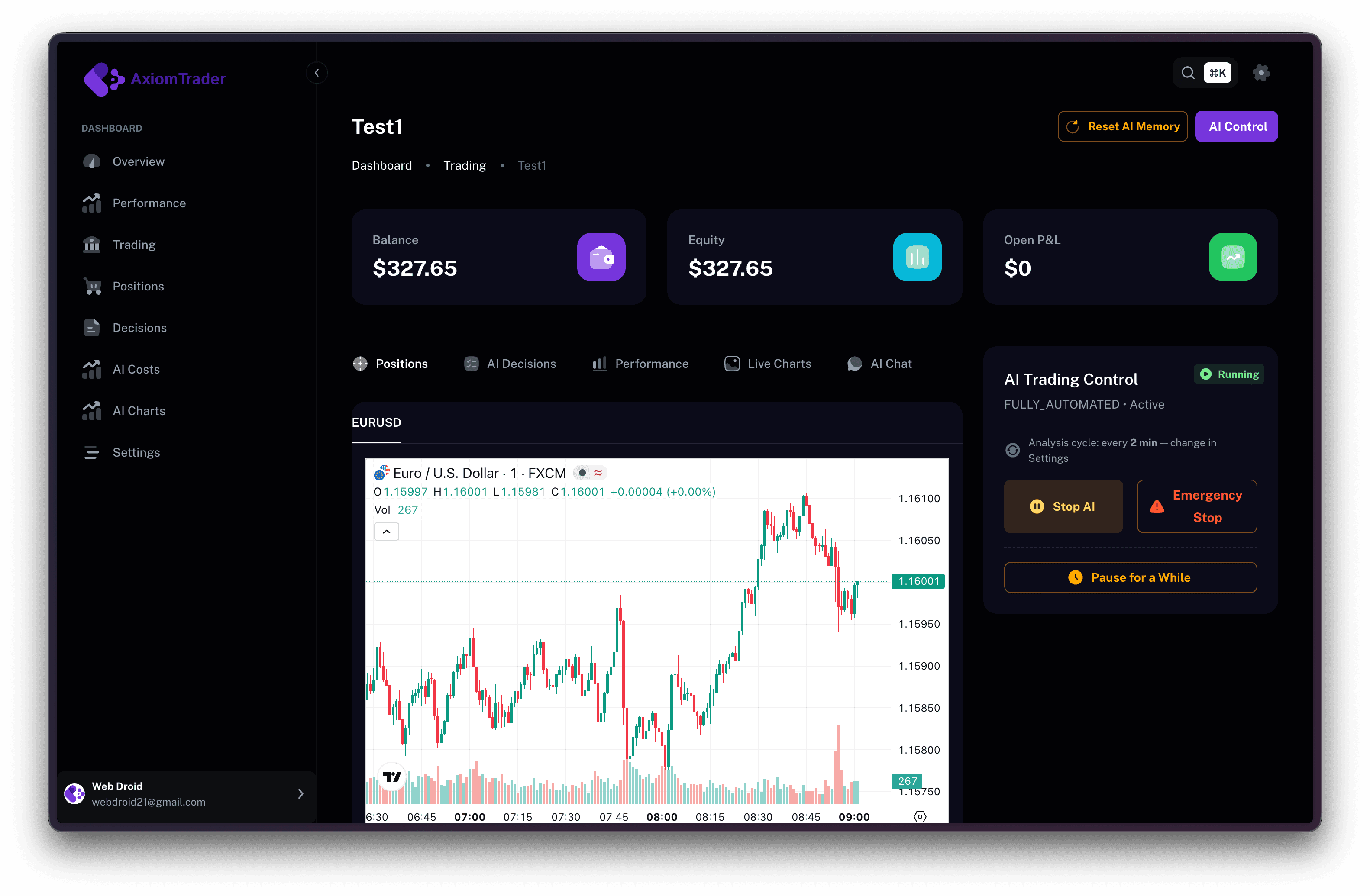 Axiom AI Trader screenshot 3