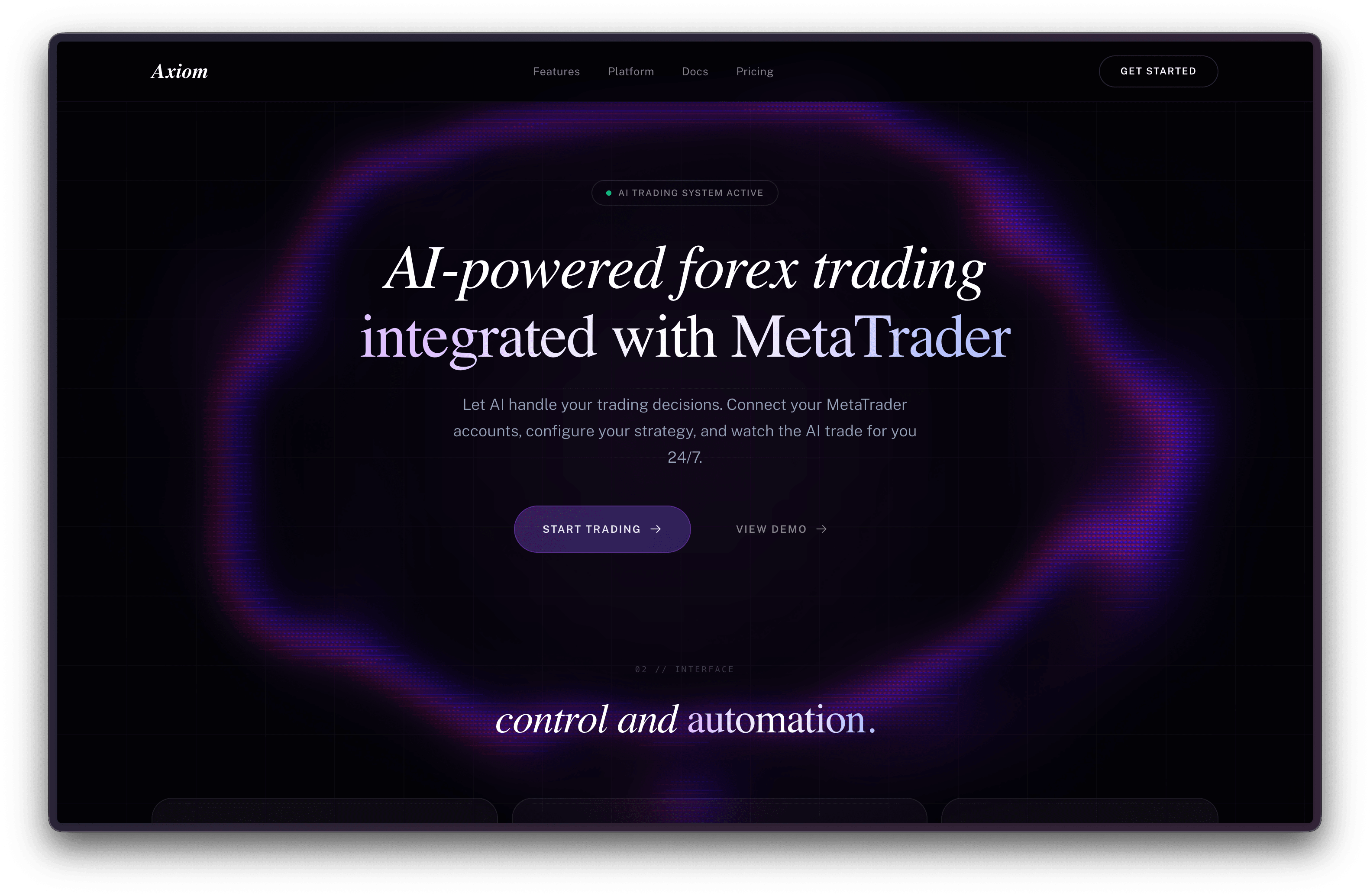 Axiom AI Trader